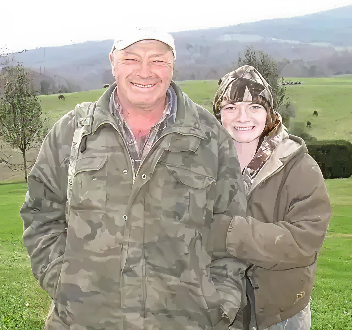 Man and woman in outdoor attire